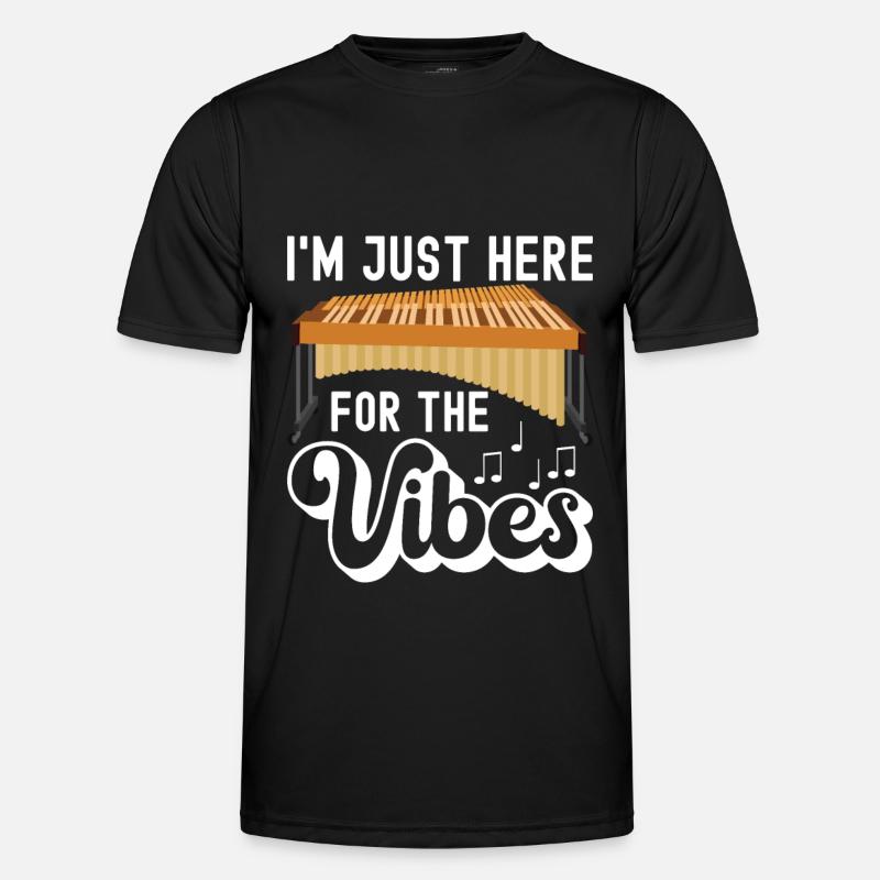 Vibraphon, vibraphonist - Men's Functional T-Shirt - black