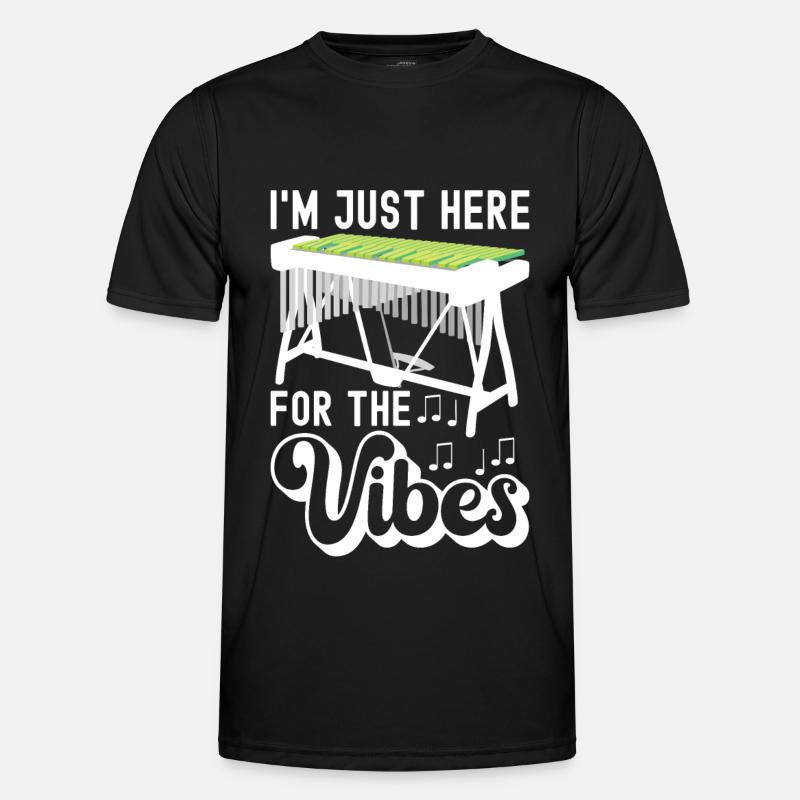 Vibraphon, vibraphonist - Men's Functional T-Shirt - black