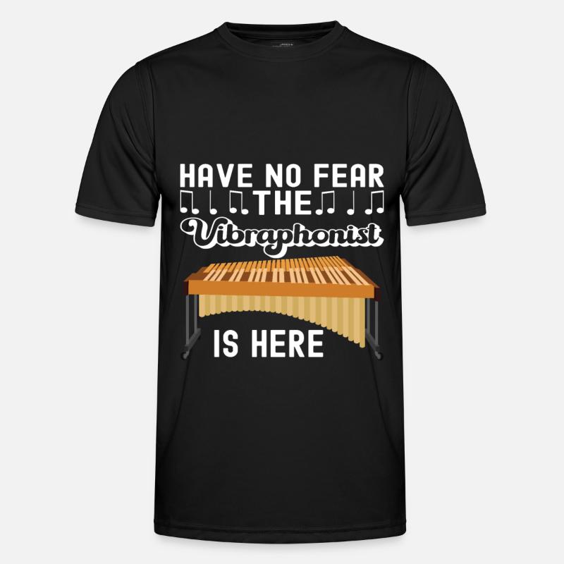 Vibraphon, vibraphonist - Men's Functional T-Shirt - black