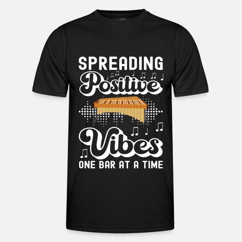 Vibraphon, vibraphonist - Men's Functional T-Shirt - black