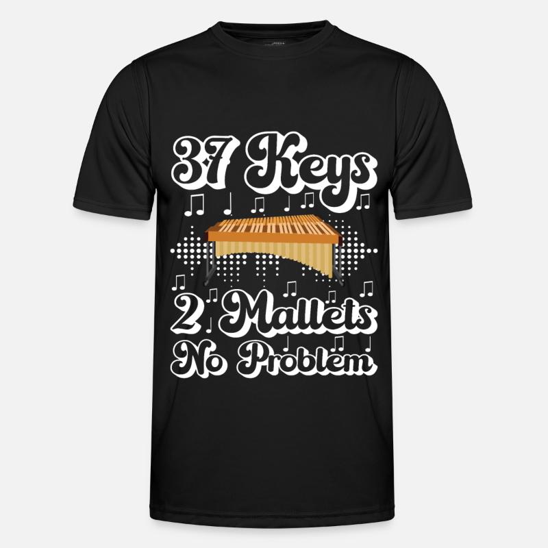 Vibraphon, vibraphonist - Men's Functional T-Shirt - black