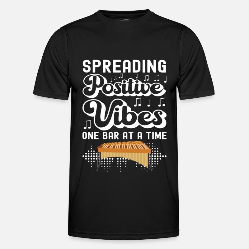 Vibraphon, vibraphonist - Men's Functional T-Shirt - black
