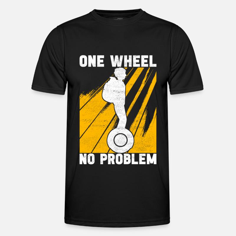 EUC Monowheel - Männer Funktions-T-Shirt - Schwarz