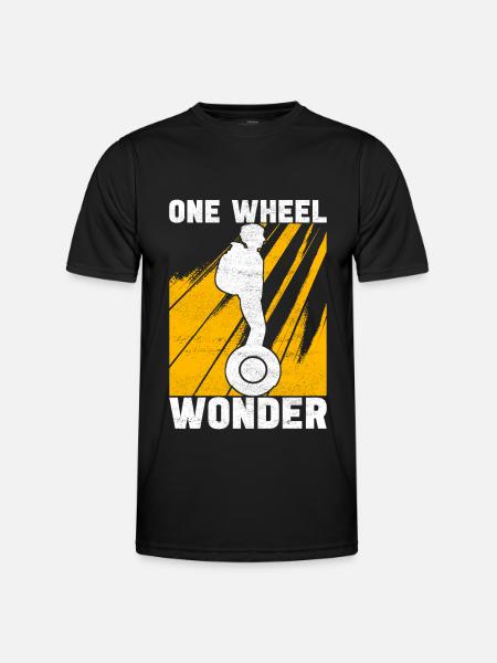 EUC Monowheel - Männer Funktions-T-Shirt - Schwarz