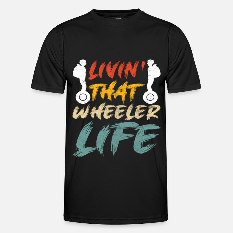 EUC Monowheel - Männer Funktions-T-Shirt - Schwarz