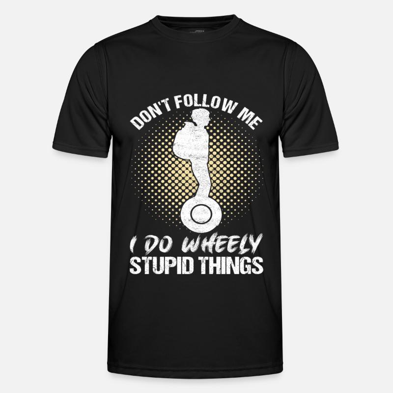 EUC Monowheel - Männer Funktions-T-Shirt - Schwarz