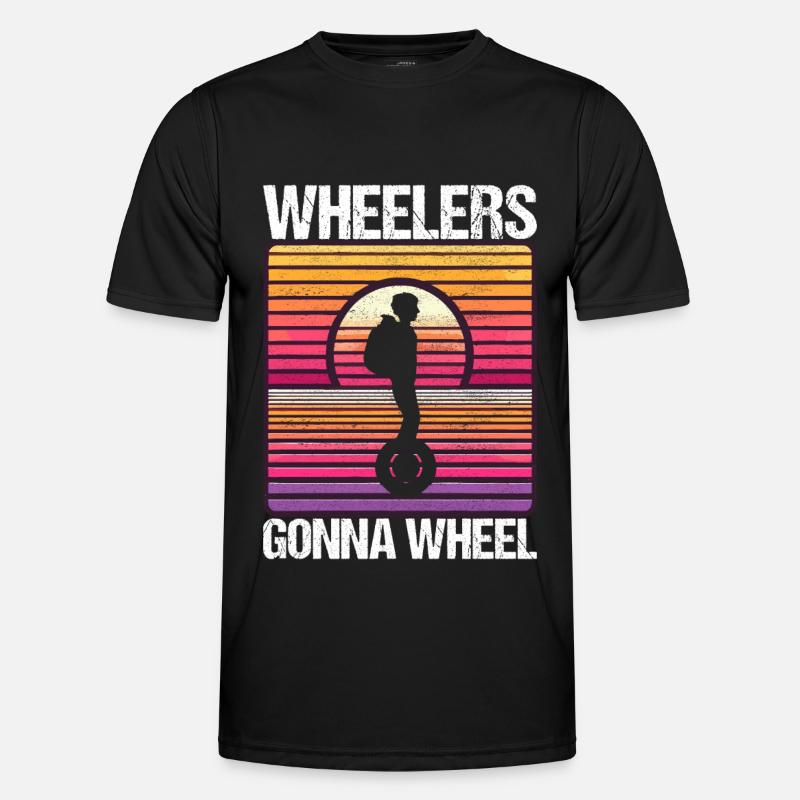 EUC Monowheel - Männer Funktions-T-Shirt - Schwarz