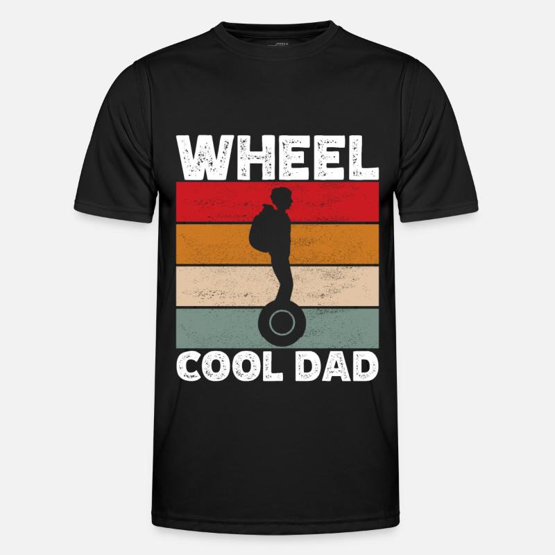 EUC Monowheel - Männer Funktions-T-Shirt - Schwarz