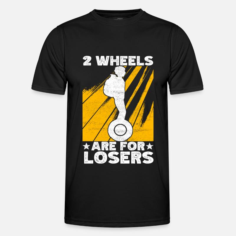 EUC Monowheel - Männer Funktions-T-Shirt - Schwarz