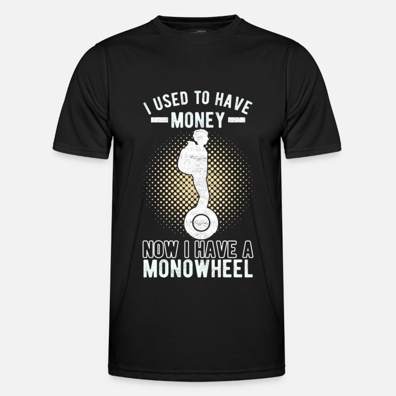EUC Monowheel - Männer Funktions-T-Shirt - Schwarz