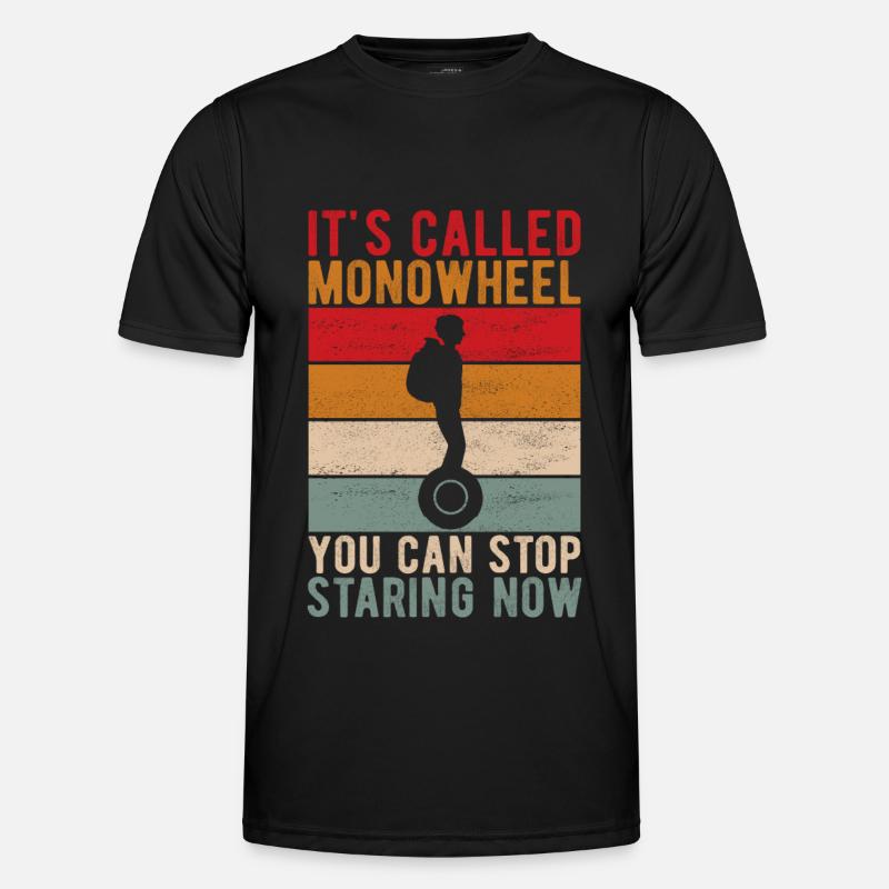 EUC Monowheel - Männer Funktions-T-Shirt - Schwarz