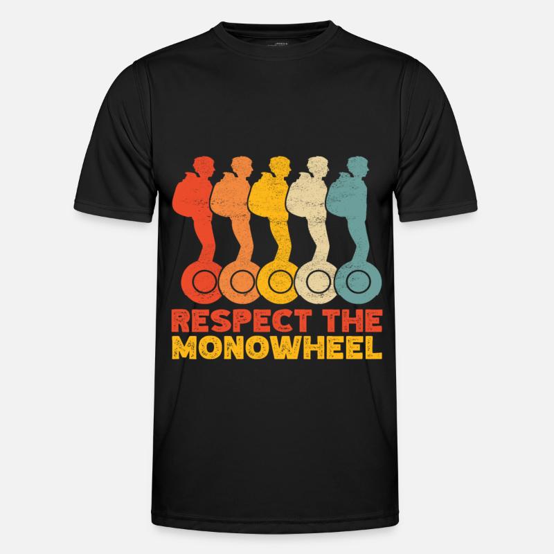 EUC Monowheel - Männer Funktions-T-Shirt - Schwarz