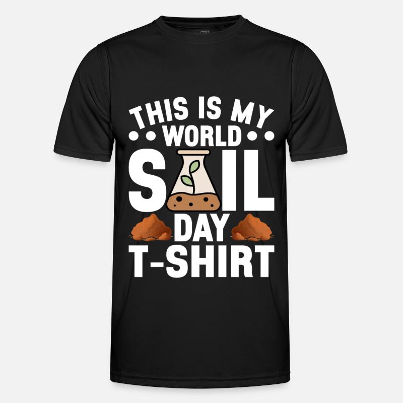 Bodenwissenschaftler Soil Science - Men's Functional T-Shirt - black