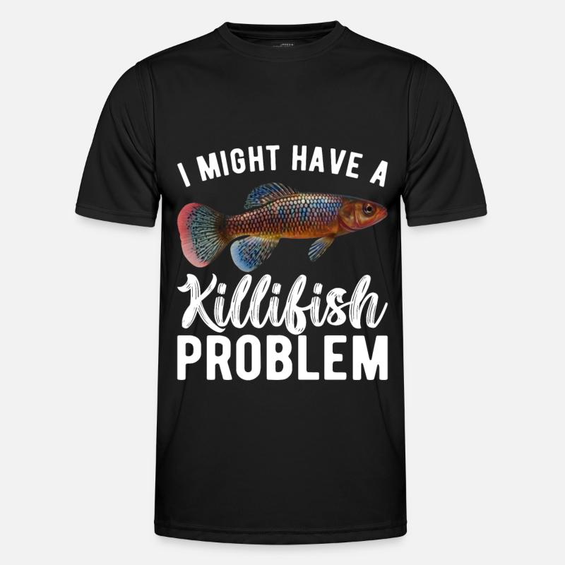 Killifisch Aquarium Fish Lovers - Men's Functional T-Shirt - black