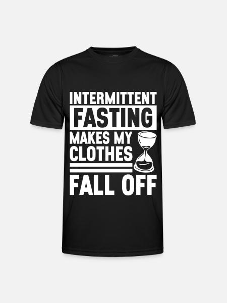 Intermittent fasting Intermittent fasting - Men's Functional T-Shirt - black
