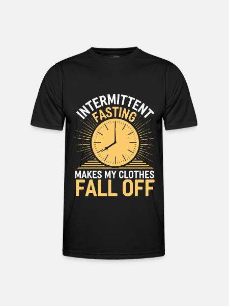 Intermittent fasting Intermittent fasting - Men's Functional T-Shirt - black