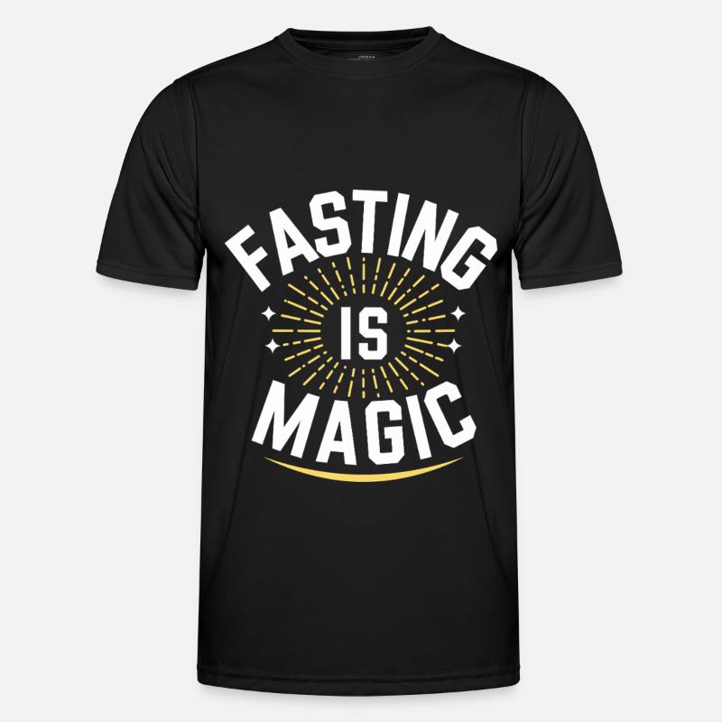 Intermittent fasting Intermittent fasting - Men's Functional T-Shirt - black