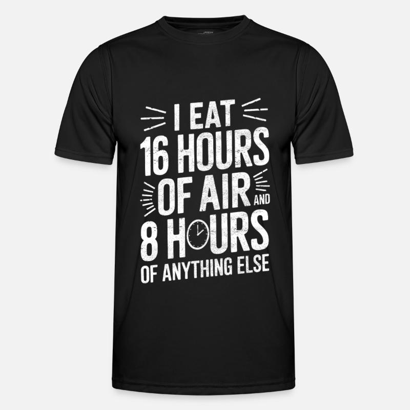 Intermittent fasting Intermittent fasting - Men's Functional T-Shirt - black