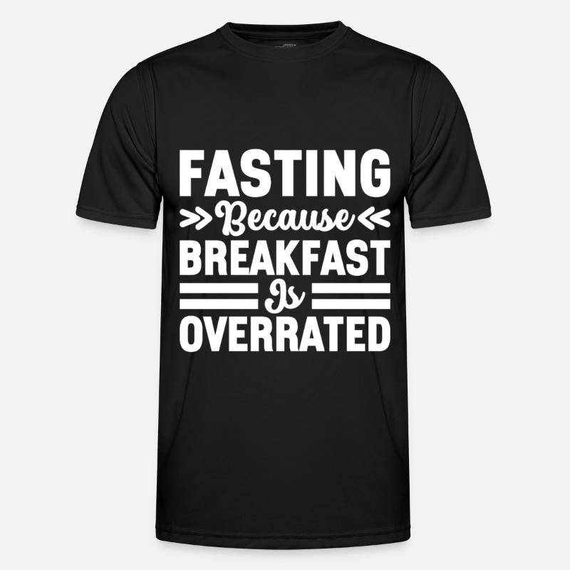 Intermittent fasting Intermittent fasting - Men's Functional T-Shirt - black