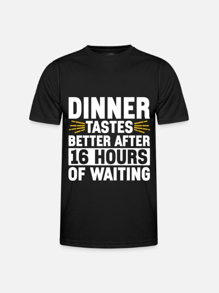 Intermittent fasting Intermittent fasting - Men's Functional T-Shirt - black