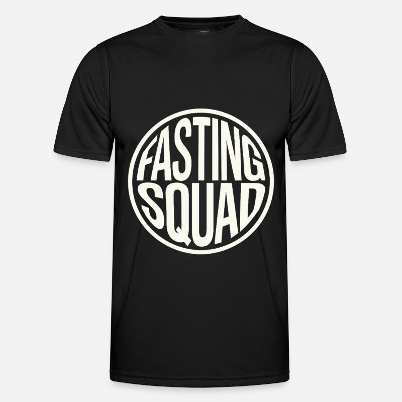 Intervallfasten Intermittierendes Fasten - Männer Funktions-T-Shirt - Schwarz