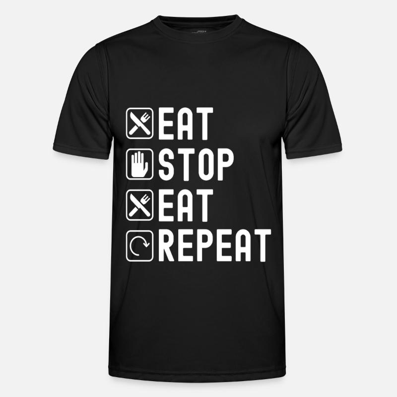 Intermittent fasting Intermittent fasting - Men's Functional T-Shirt - black
