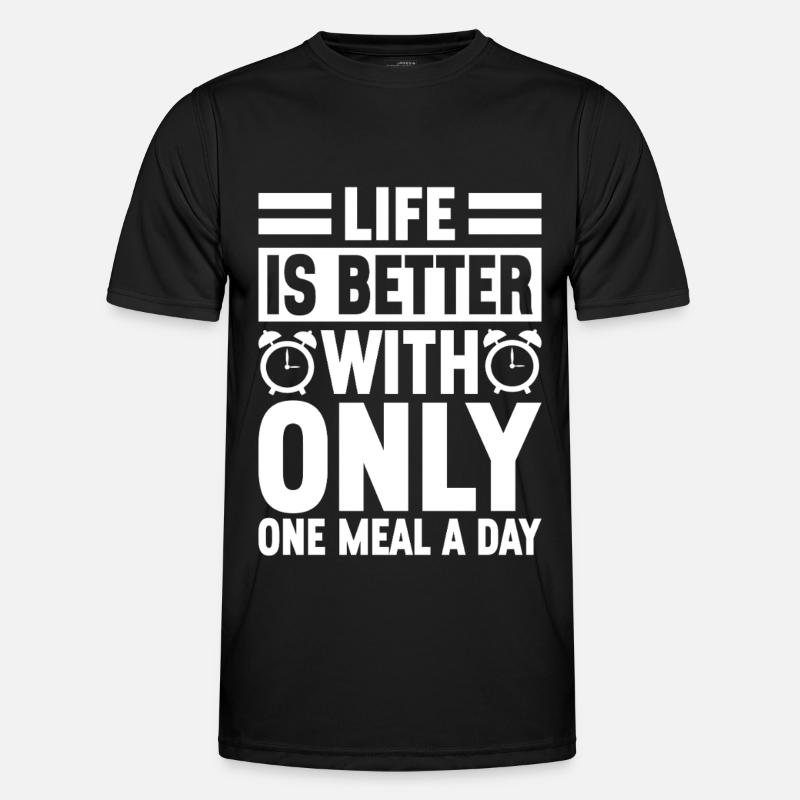 Intermittent fasting Intermittent fasting - Men's Functional T-Shirt - black