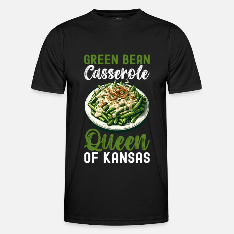 Casserole de haricots verts T-shirt sport Homme