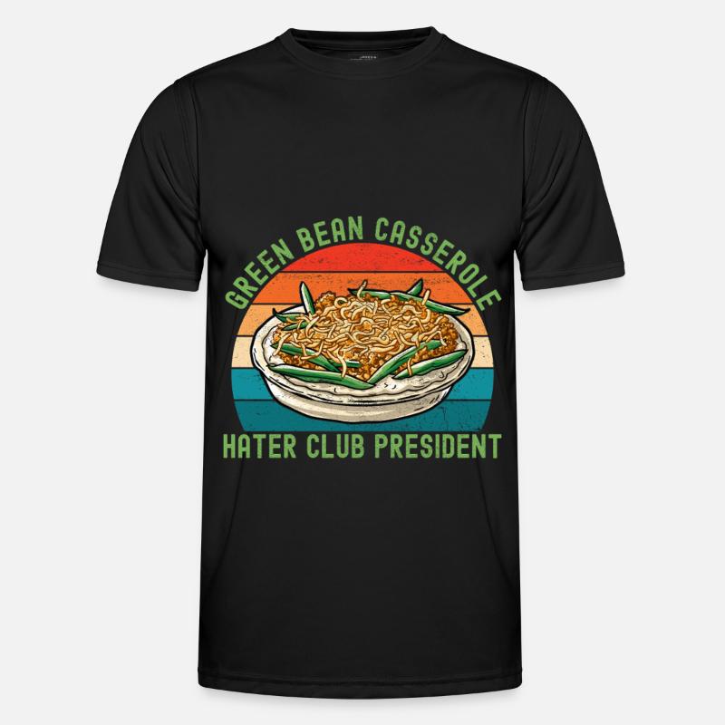 Casserole de haricots verts T-shirt sport Homme