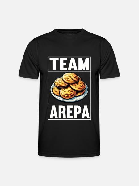 Venezuelan Arepas - Men's Functional T-Shirt - black