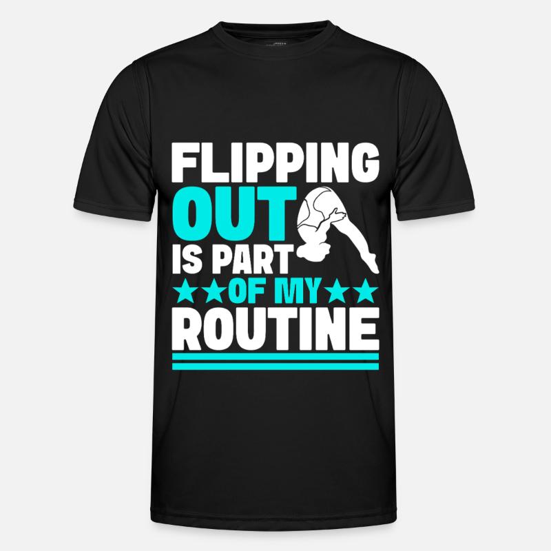 Diving diving board - Men's Functional T-Shirt - black