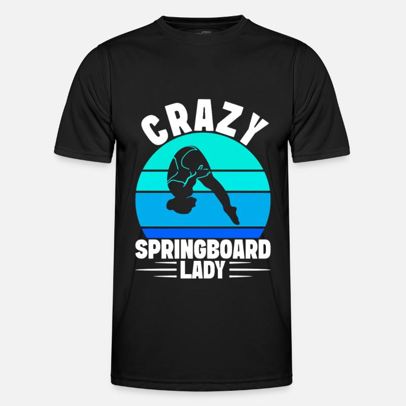 Diving diving board - Men's Functional T-Shirt - black
