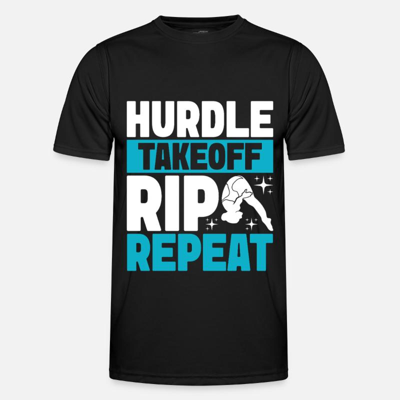 Diving diving board - Men's Functional T-Shirt - black