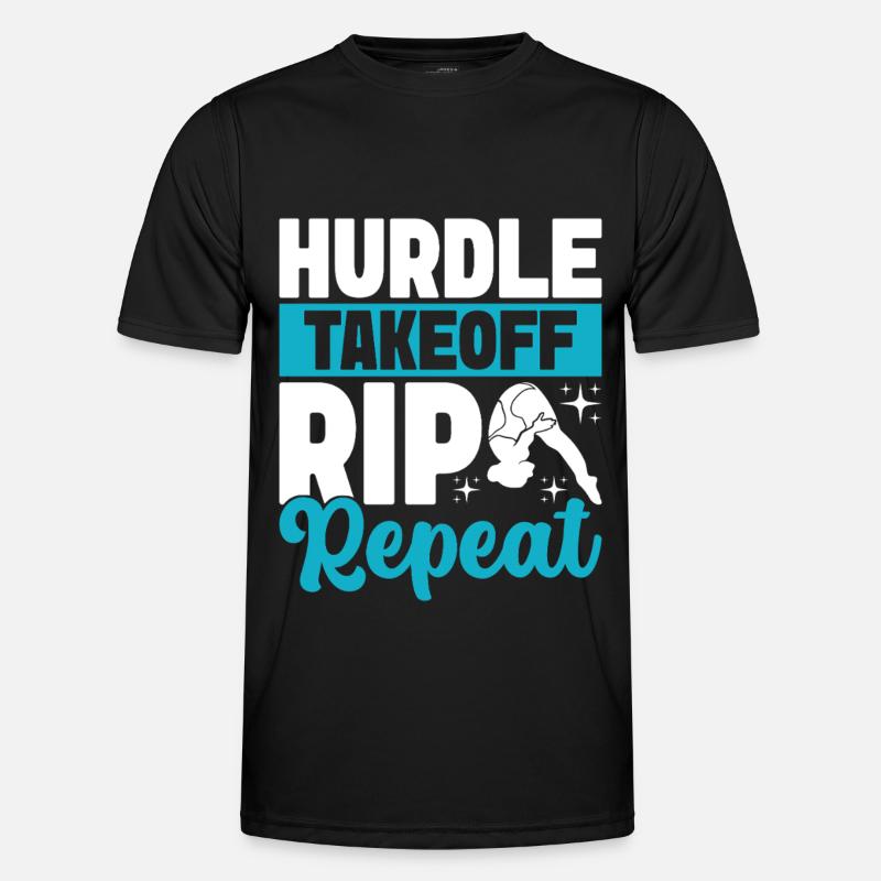 Diving diving board - Men's Functional T-Shirt - black