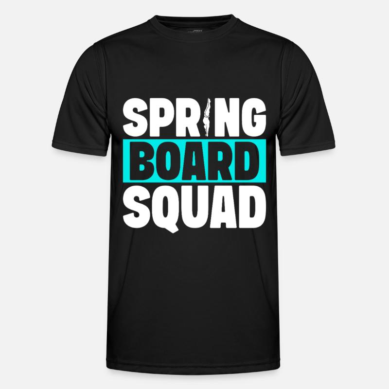 Diving diving board - Men's Functional T-Shirt - black
