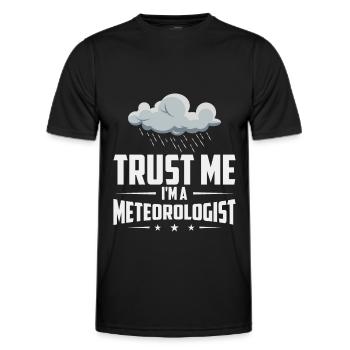 Storm Hunter Tornados Storm Chaser Gift - Men's Functional T-Shirt - black - Front - AI Model Male 178 dark (178cm)