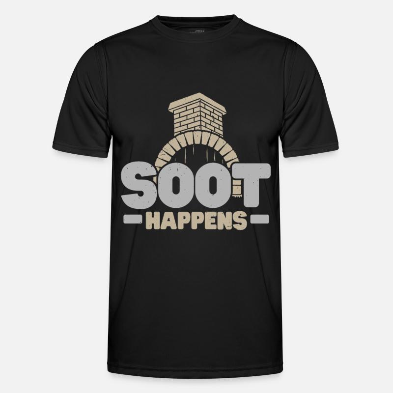 La suie vient devant le ramoneur Chimney whisper T-shirt sport Homme