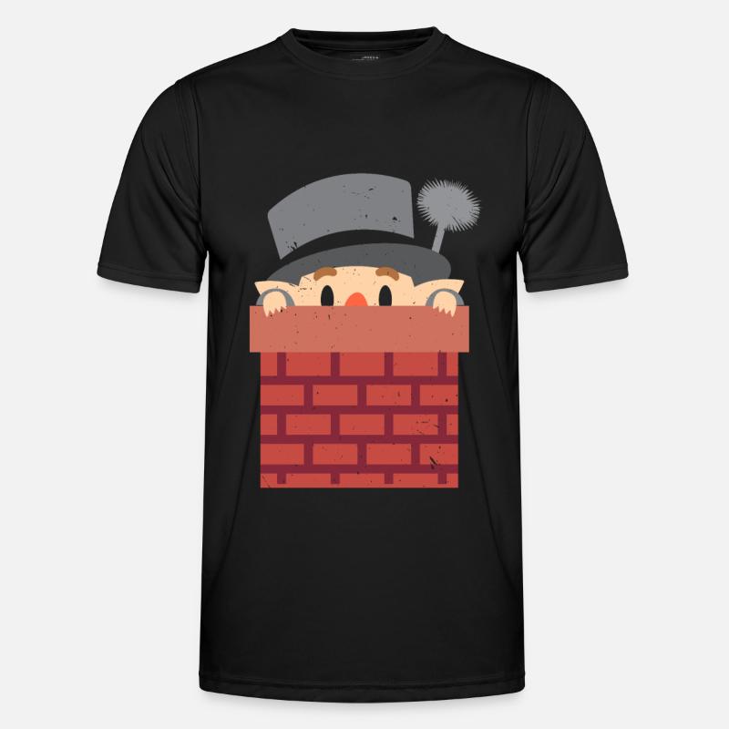 Profession de ramoneur Chuchoteur de cheminée T-shirt sport Homme