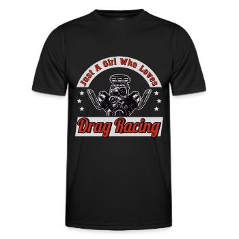 Racing Driver Racing Car Tuning Racing Motorsport - Men's Functional T-Shirt - black - Front - AI Model Male 178 dark (178cm)