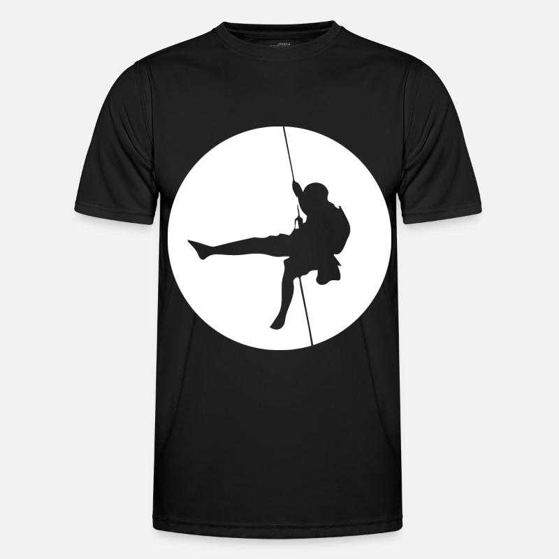 Moon - Climbing - (2) - Men's Functional T-Shirt - black
