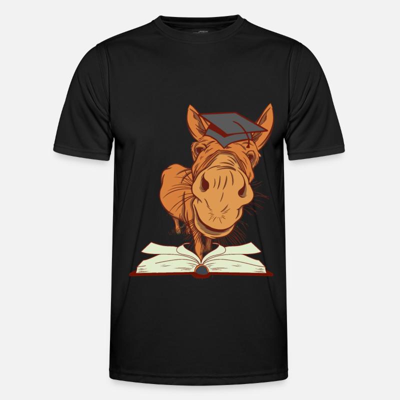 Esel Maultier Einschulung Erstklässler Klug schlau Männer Funktions-T-Shirt