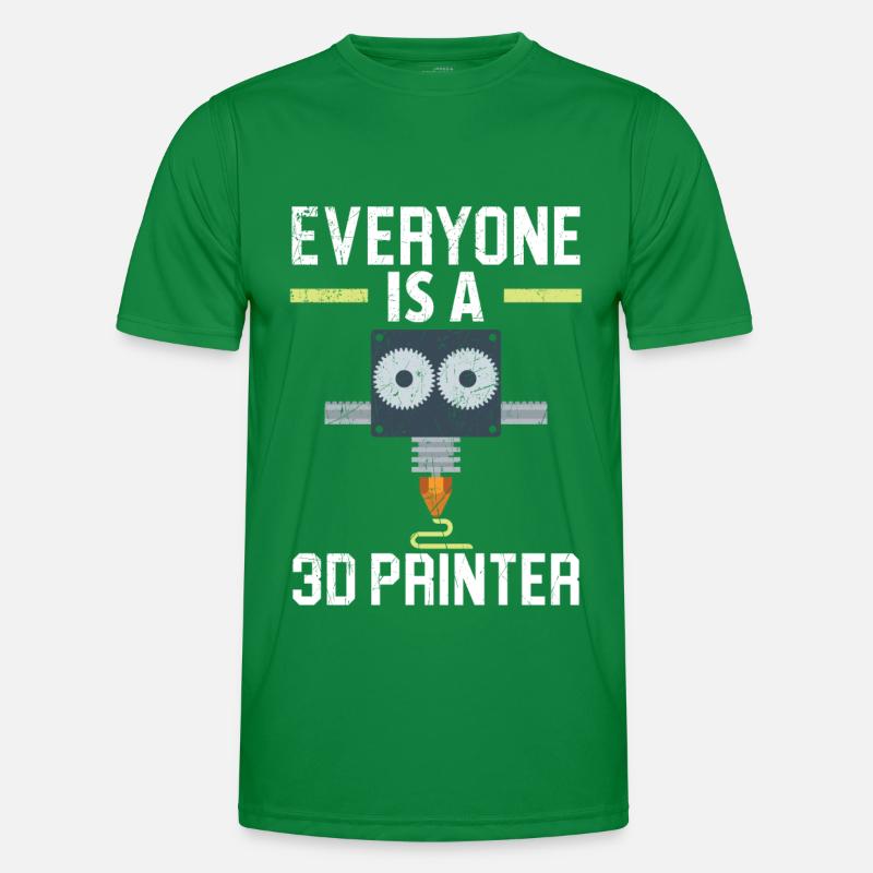 Jeder ist ein 3D-Drucker, Machinist, CNC-Programmi Männer Funktions-T-Shirt