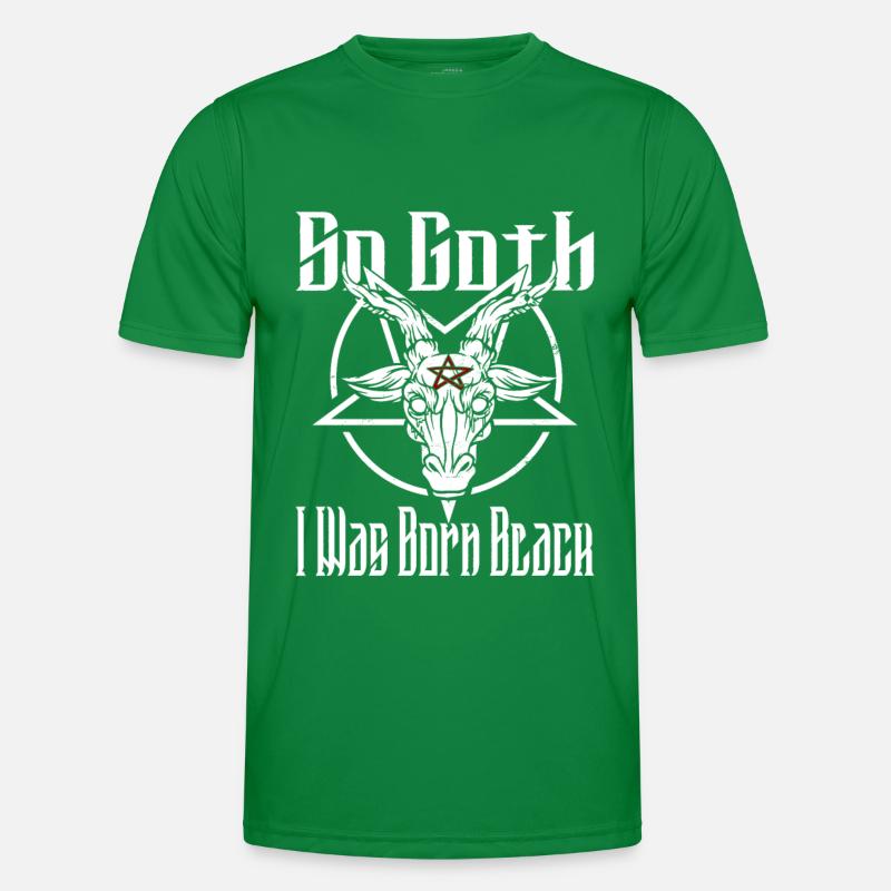 Satan Beelzebub Devil Gothic Pentagram Mystical Men's Functional T-Shirt