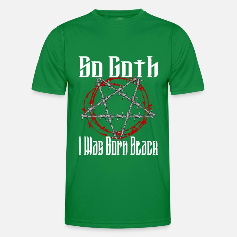 Satan Beelzebub Devil Gothic Pentagram Mystical Men's Functional T-Shirt
