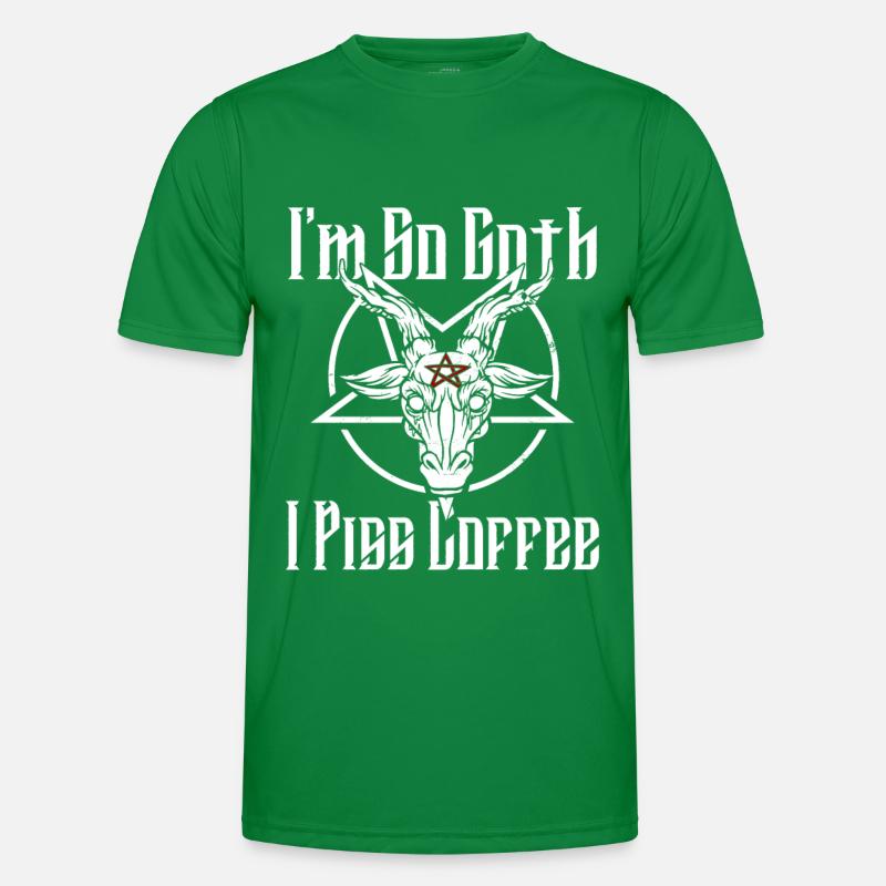 Satan Beelzebub Devil Gothic Pentagram Mystical Men's Functional T-Shirt