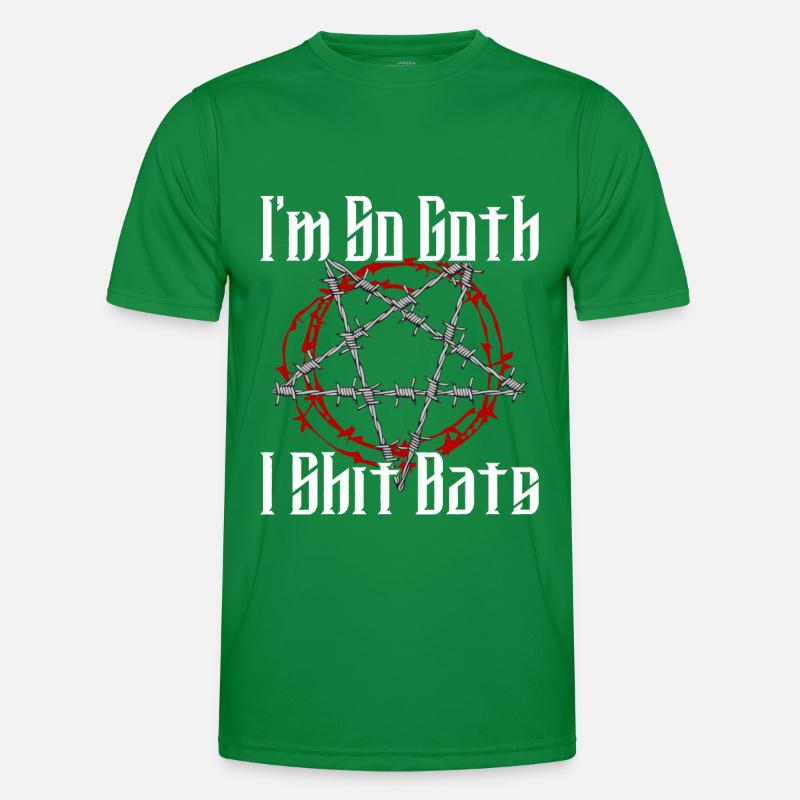 Satan Beelzebub Devil Gothic Pentagram Mystical Men's Functional T-Shirt