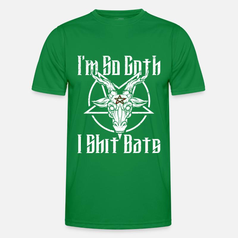 Satan Beelzebub Devil Gothic Pentagram Mystical Men's Functional T-Shirt