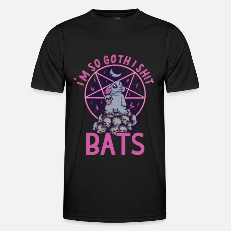 Satan Beelzebub Devil Gothic Pentagram Mystical Men's Functional T-Shirt