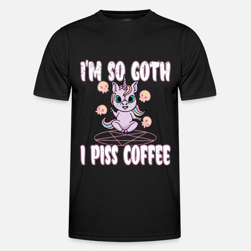 Satan Beelzebub Devil Gothic Pentagram Mystical Men's Functional T-Shirt