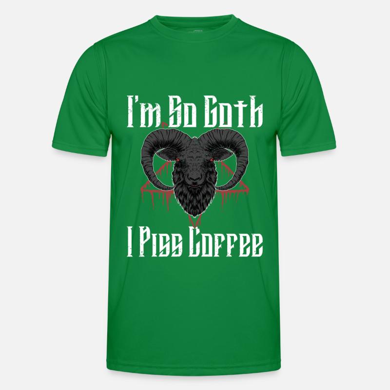 Satan Beelzebub Devil Gothic Pentagram Mystical Men's Functional T-Shirt